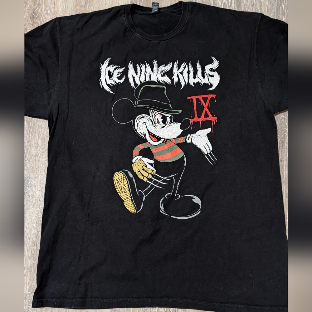 Ice Nine Kills Men's XL Black Cotton T Shirt